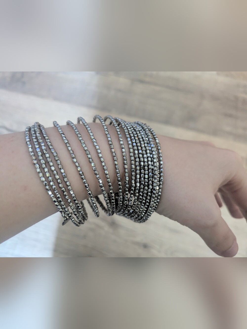 Slinky Silver Wrap Bracelet - Women Jewelry